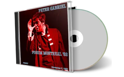 Artwork Cover of Peter Gabriel 1982-11-05 CD Montreal Audience
