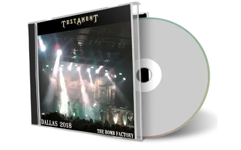 Artwork Cover of Testament 2018-06-19 CD Dallas Audience
