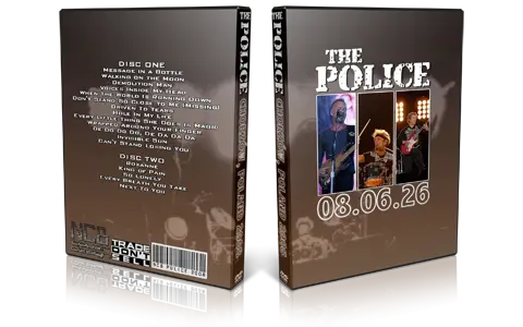 Artwork Cover of The Police 2008-06-26 DVD Chorzow Audience