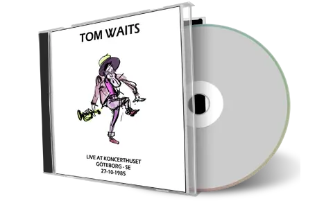 Artwork Cover of Tom Waits 1985-10-27 CD Goteborg Audience