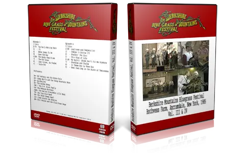 Artwork Cover of Berkshire Mountains Bluegrass Festival Compilation DVD 1985 Vol 3 and 4 Proshot