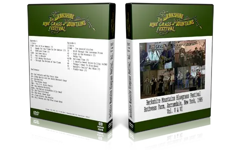 Artwork Cover of Berkshire Mountains Bluegrass Festival Compilation DVD 1985 Vol 5 and 6 Proshot