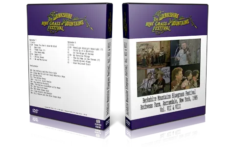 Artwork Cover of Berkshire Mountains Bluegrass Festival Compilation DVD 1985 Vol 7 and 8 Proshot