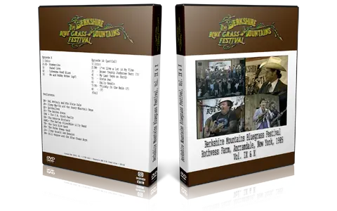 Artwork Cover of Berkshire Mountains Bluegrass Festival Compilation DVD 1986 Vol 9 and 10 Proshot