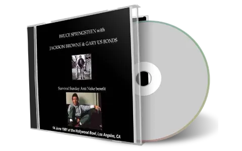 Artwork Cover of Bruce Springsteen 1981-06-14 CD Hollywood Soundboard