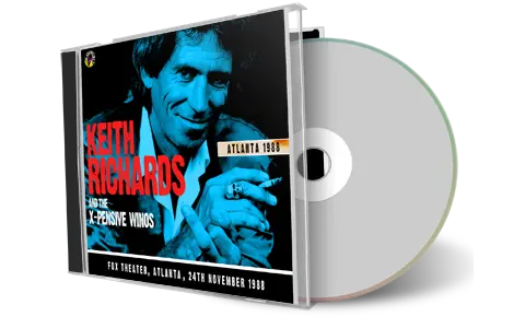 Artwork Cover of Keith Richards 1988-11-24 CD Atlanta Audience
