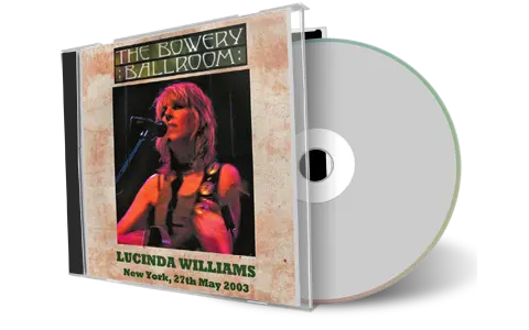 Artwork Cover of Lucinda Williams 2003-05-27 CD New York City Soundboard