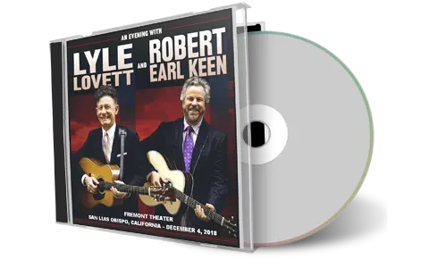 Artwork Cover of Lyle Lovett and Robert Earl Keen 2018-12-04 CD San Luis Obispo Audience