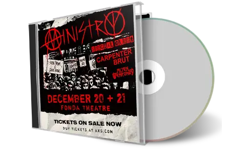 Artwork Cover of Ministry 2018-12-20 CD Hollywood Audience