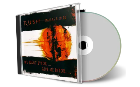 Artwork Cover of Rush 2002-08-19 CD Dallas Soundboard