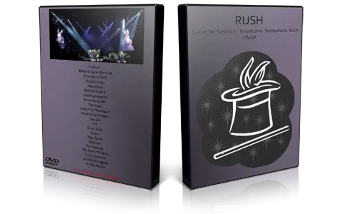 Artwork Cover of Rush 1990-04-27 DVD Philadelphia Audience