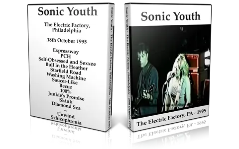 Artwork Cover of Sonic Youth 1995-10-18 DVD Philadelphia Audience