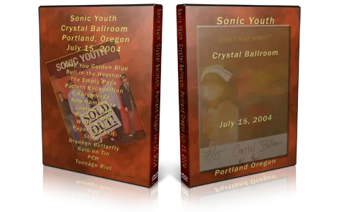 Artwork Cover of Sonic Youth 2004-07-15 DVD Portland Audience