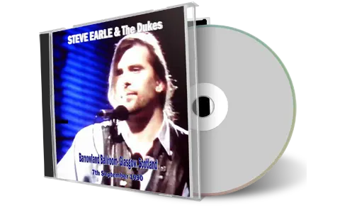 Artwork Cover of Steve Earle 1990-09-07 CD Glasgow Audience