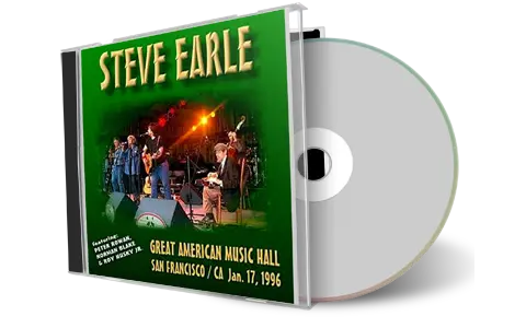 Artwork Cover of Steve Earle 1996-01-17 CD San Francisco Audience