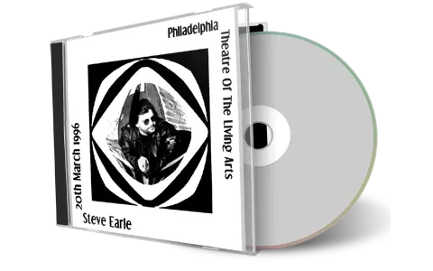 Artwork Cover of Steve Earle 1996-03-20 CD Philadelphia Soundboard