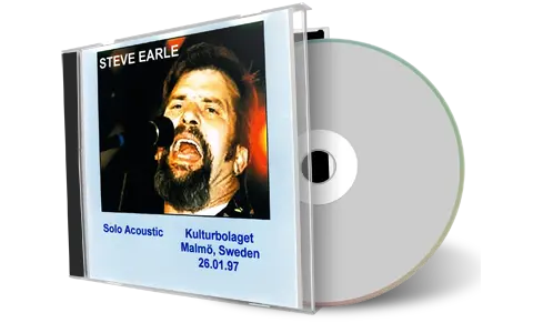 Artwork Cover of Steve Earle 1997-01-26 CD Malmo Audience
