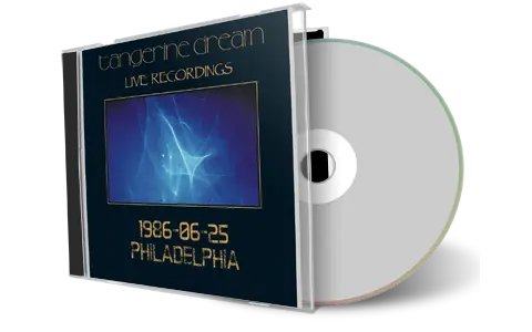 Artwork Cover of Tangerine Dream 1986-06-25 CD Philadelphia Audience