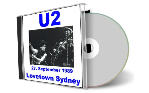 Artwork Cover of U2 1989-09-27 CD Sydney Soundboard