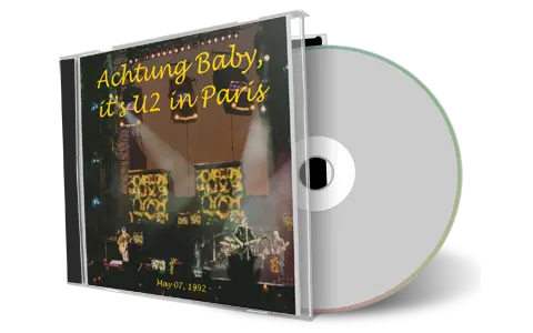 Artwork Cover of U2 1992-05-07 CD Paris Soundboard