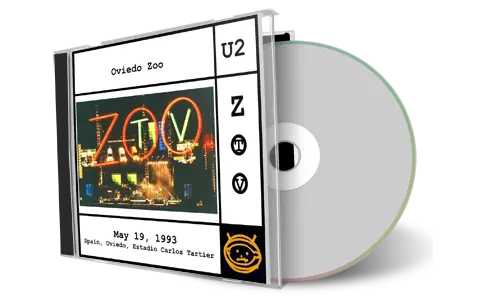Artwork Cover of U2 1993-05-19 CD Oviedo Soundboard