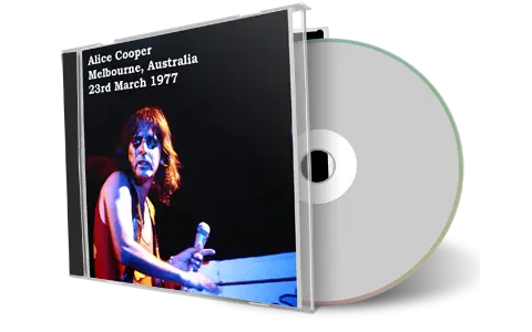 Artwork Cover of Alice Cooper 1977-03-23 CD Melbourne Audience