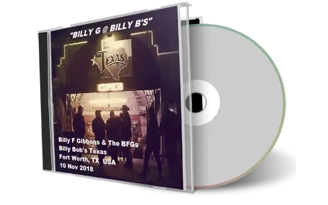 Artwork Cover of Billy F Gibbons 2018-11-10 CD Fort Worth Audience