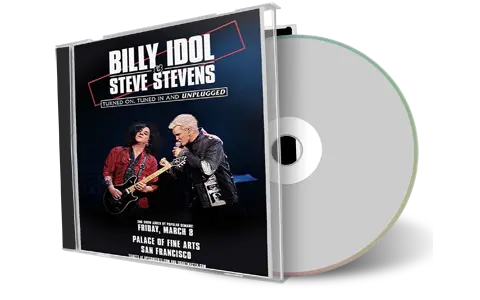Artwork Cover of Billy Idol 2019-03-08 CD San Francisco Audience