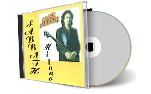 Artwork Cover of Black Sabbath 1989-09-28 CD Milan Audience