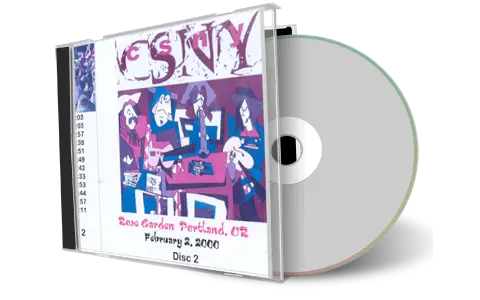 Artwork Cover of CSNY 2000-02-02 CD Portland Audience