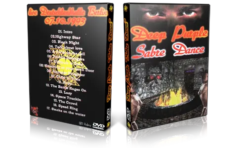 Artwork Cover of Deep Purple 1993-10-07 DVD Berlin Audience