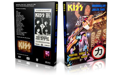 Artwork Cover of KISS 1988-01-29 DVD Roxy 1997 Audience