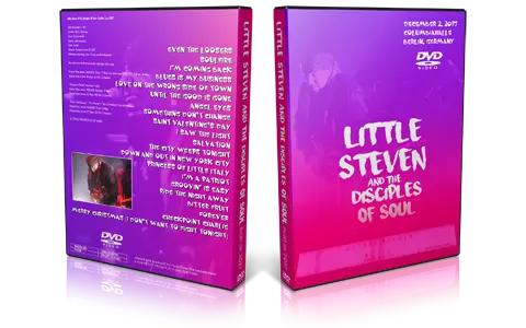 Artwork Cover of Little Steven and The Disciples Of Soul 2017-12-02 DVD Berlin Audience