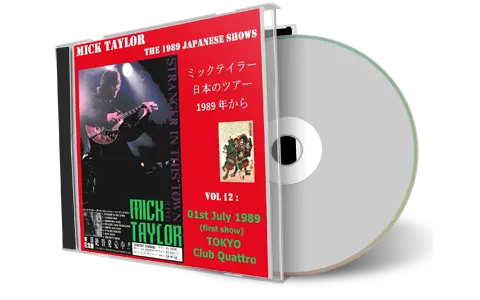 Artwork Cover of Mick Taylor 1989-07-01 CD Tokyo Audience