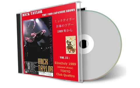 Artwork Cover of Mick Taylor 1989-07-02 CD Tokyo Audience