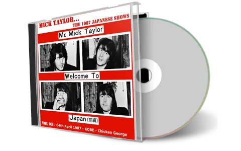 Artwork Cover of Mick Taylor Compilation CD Japan Tour 1987 Vol 03 Audience
