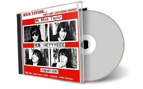 Artwork Cover of Mick Taylor Compilation CD Japan Tour 1987 Vol 04 Audience