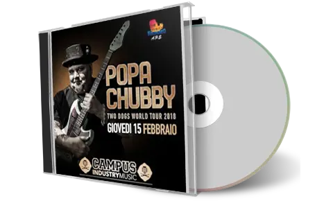Artwork Cover of Popa Chubby 2018-02-15 CD Parma Soundboard