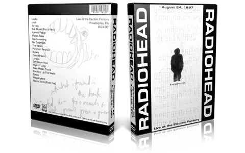 Artwork Cover of Radiohead 1997-08-27 DVD Philadelphia Audience