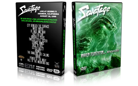 Artwork Cover of Savatage 1990-08-26 DVD Anaheim Audience