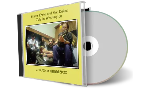 Artwork Cover of Steve Earle 2000-07-14 CD Washington Audience