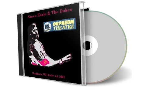 Artwork Cover of Steve Earle 2001-02-24 CD Madison Audience