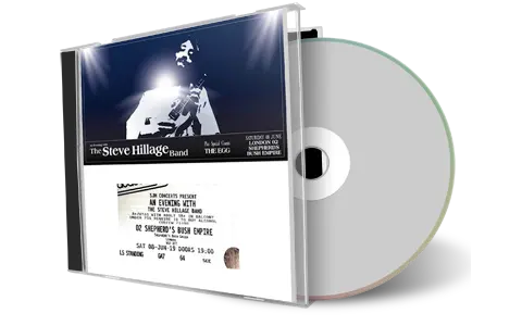 Artwork Cover of Steve Hillage Band 2019-06-08 CD London Audience