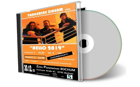 Artwork Cover of Tangerine Dream 2018-12-30 CD Bochum Audience