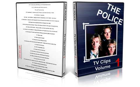Artwork Cover of The Police Compilation DVD TV Clips Volume 1 Proshot