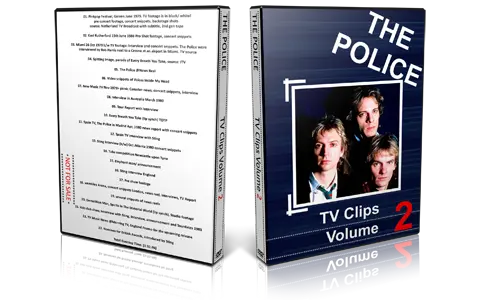 Artwork Cover of The Police Compilation DVD TV Clips Volume 2 Proshot
