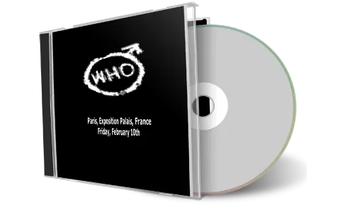 Artwork Cover of The Who 1974-02-10 CD Paris Audience
