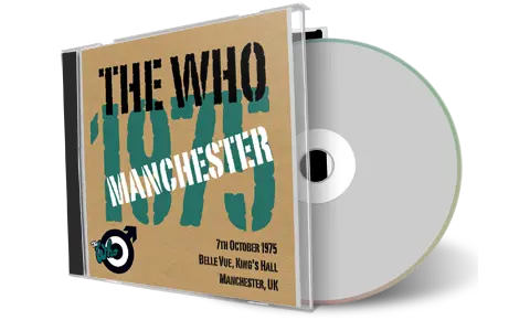 Artwork Cover of The Who 1975-10-07 CD Manchester Audience