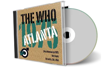 Artwork Cover of The Who 1975-11-24 CD Atlanta Audience