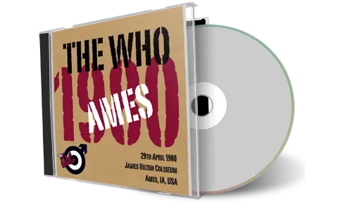Artwork Cover of The Who 1980-04-29 CD Ames Audience